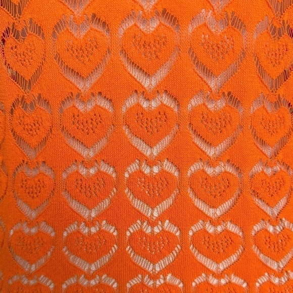 Marco Rambaldi Orange Hearts Blouse - Picture 8 of 9